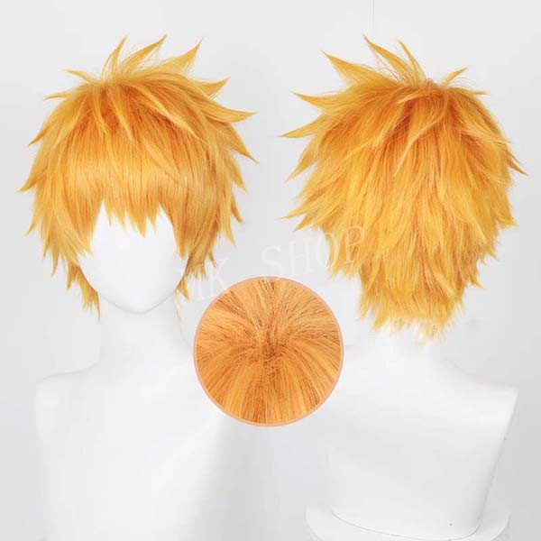 送料無料 子供用 大人用 ブリーチ BLEACH 風 黒崎一護 コスプレ 衣装 ウィッグ 靴 道具刀 コスチューム イベント ハロウィン変装仮装_4