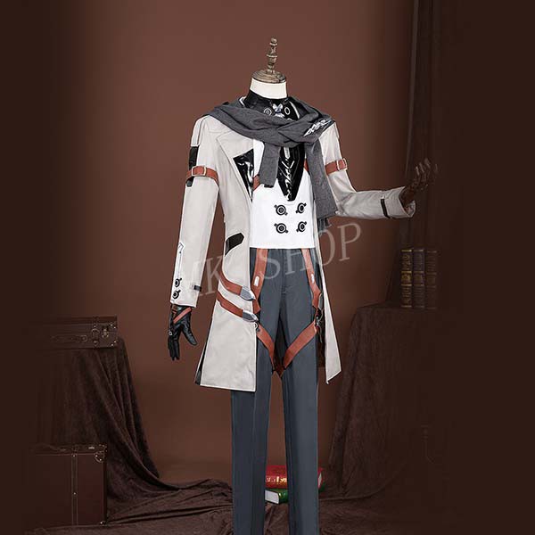 送料無料 崩壊 スターレイル 風 ヴェルト ヨウ Welt Yang コスプレ 衣装 ウィッグcos靴 道具手杖 cosplay コスチューム パーティーグッズ ハロウィン仮装 変装_1