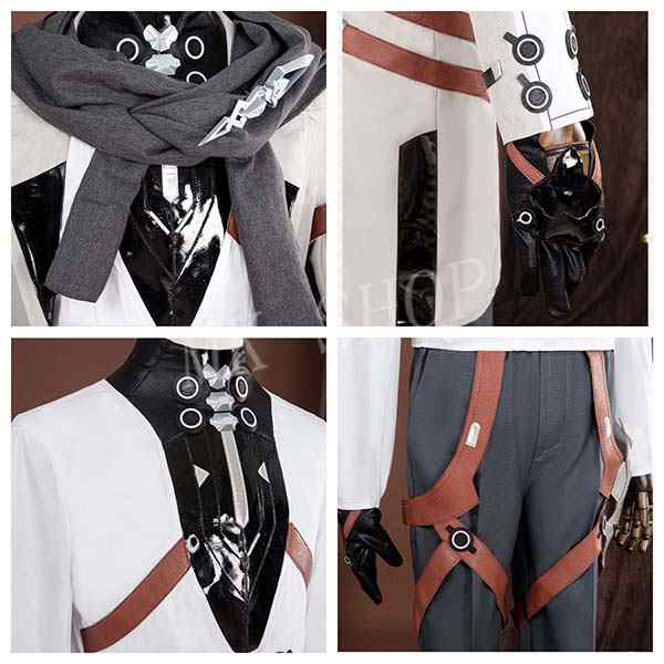 送料無料 崩壊 スターレイル 風 ヴェルト ヨウ Welt Yang コスプレ 衣装 ウィッグcos靴 道具手杖 cosplay コスチューム パーティーグッズ ハロウィン仮装 変装_4