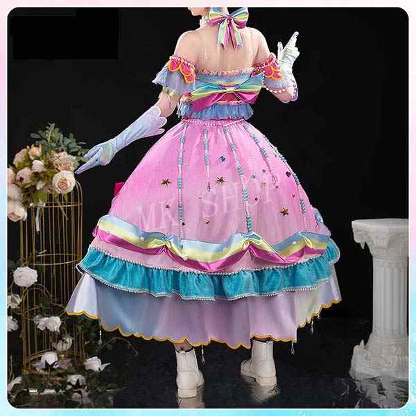 送料無料 アイカツスターズ 虹野ゆめ にじのゆめ コスプレ 衣装