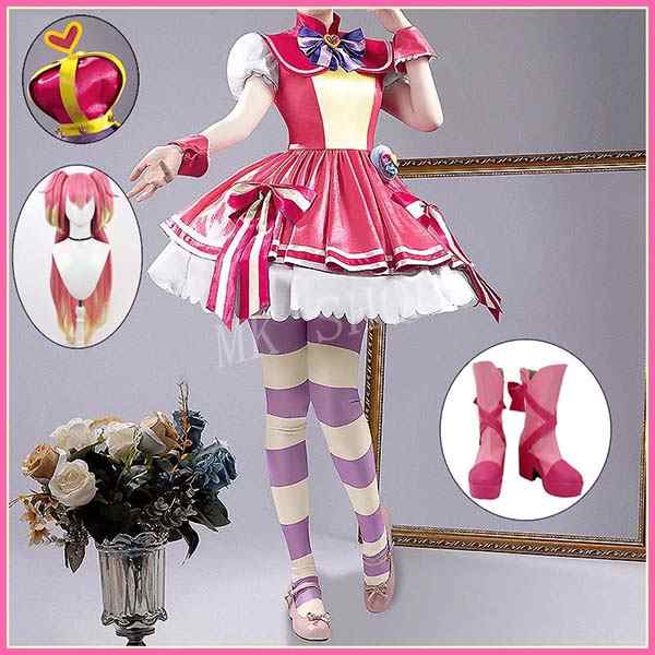 送料無料  わんだふるぷりきゅあ 風 犬飼こむぎ コスプレ 衣装 ウィッグcos靴 ハロウィンコスチューム イベント 忘年会 変装仮装 文化祭 余興はぜひ