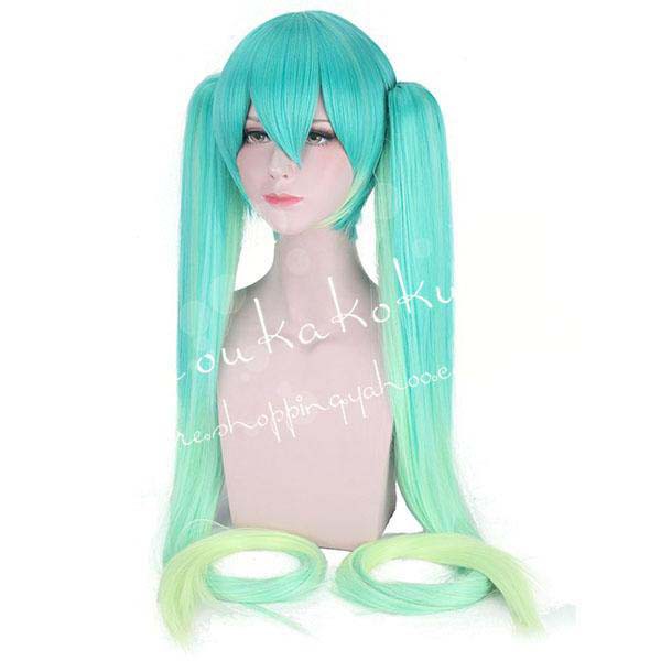 送料無料 初音ミク 風 vocaloid はつね ミク レーシング コスプレ衣装 ウィッグ ワンピース cosplay 変装 仮装 コスチューム 撮影 祭り_15