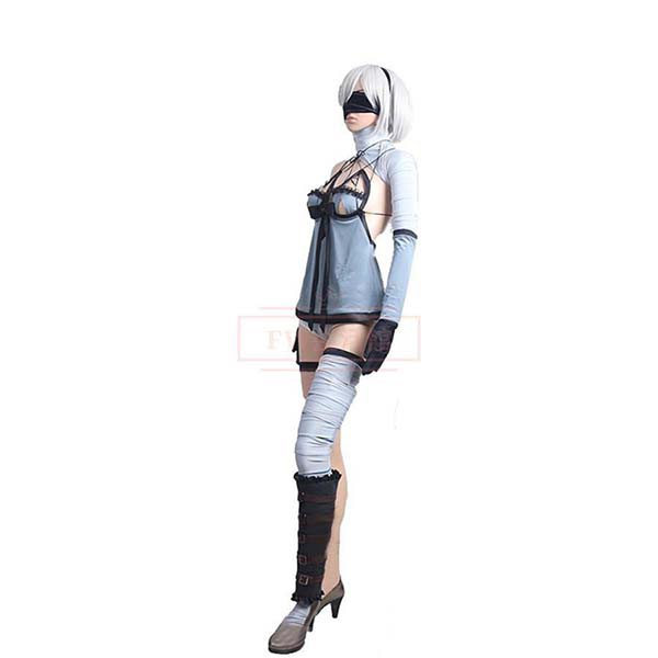 送料無料 NieR Automata ニーア オートマタ 2B コスプレ衣装 コスチューム 演出服 アニメ ゲーム ハロウィン cosplay 変装_1