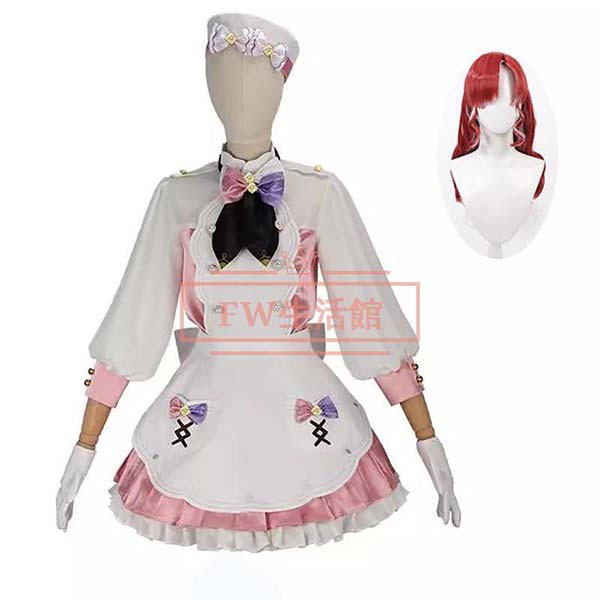 送料無料 バーチャルYouTuber Vtuber 早乙女ベリー コスプレ衣装 ウィッグ コスチューム cosplay イベント演出服アニメ変装仮装 ハロウィン