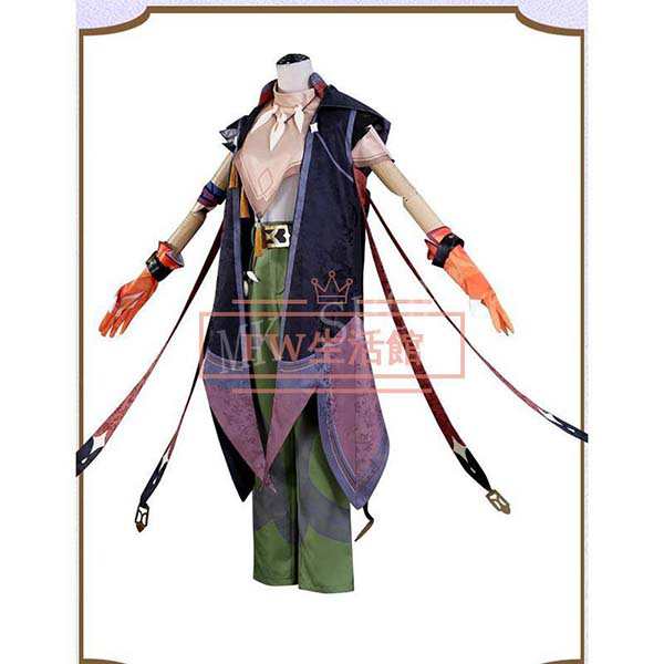 送料無料 原神 げんしん genshin Razor レザー コスプレ 衣装 ウィッグ 靴 道具 コスチューム 演出服 アニメ ゲーム ハロウィン cosplay 変装_2