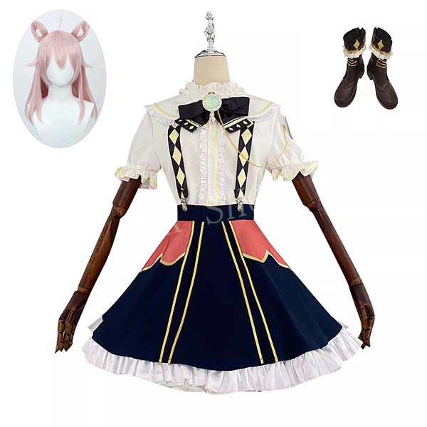 送料無料 バーチャルライバ VTuber 風 永雛タフィー コスプレ 衣装 ウィッグ 靴 コスチューム 演出服 アニメ ゲーム ハロウィン cosplay 変装