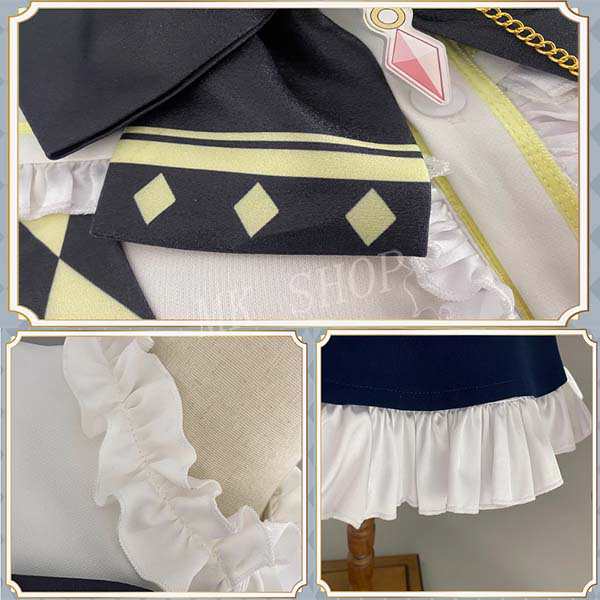 送料無料 バーチャルライバ VTuber 風 永雛タフィー コスプレ 衣装 ウィッグ 靴 コスチューム 演出服 アニメ ゲーム ハロウィン cosplay 変装_6