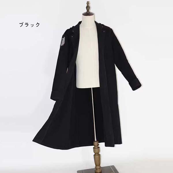 進撃の巨人 The Final Season風 リヴァイ コスプレ衣装 マント 上着 コート コスチューム 演出服 アニメ ゲーム ハロウィン cosplay 変装_4