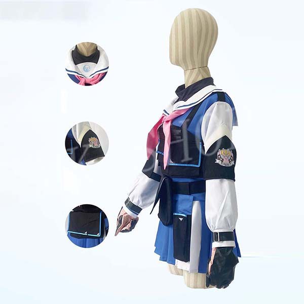 ブルーアーカイブ-Blue Archive- 月雪ミヤコ コスプレ衣装 ウィッグ cos靴 道具 コスチューム 演出服 アニメ ゲーム ハロウィン cosplay 変装_2