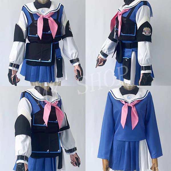 ブルーアーカイブ-Blue Archive- 月雪ミヤコ コスプレ衣装 ウィッグ cos靴 道具 コスチューム 演出服 アニメ ゲーム ハロウィン cosplay 変装_3