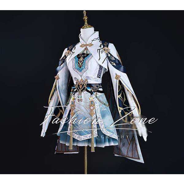 恋と深空 風 女主角 主制御流雲挽風戦闘服 コスプレ衣装 ウィッグ 靴 cosplay ハロウィン 演出服 変装_1