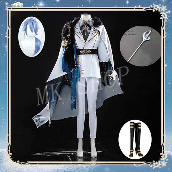 NU: カーニバル 風 エドモンド Edmond コスプレ 衣装 ウィッグ 靴 道具剣 コスチューム cosplay イベント 演出服 アニメ変装 仮装 ハロウィン