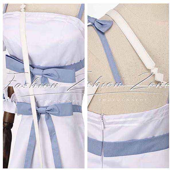 ブルーアーカイブ Blue Archive 風 氷室セナ 夏の海辺の風 コスプレ衣装 ウィッグ cosplay ハロウィン 演出服 変装_3