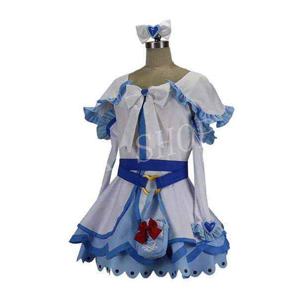 ふたりはプリキュア Max Heart雪城ほのか キュアホワイト コスプレ衣装 コスチューム イベント ハロウィン変装仮装 イベント 忘年会 文化祭 余興はぜひ_1