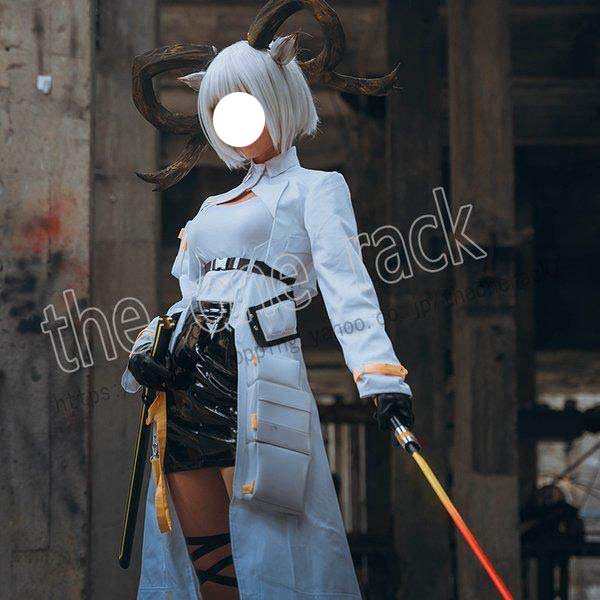 明日方舟 アークナイツ カーネリアン Carnelian コスプレ衣装 ウィッグ 靴イベント パーティー コスチューム 変装