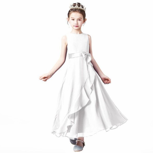 子供ドレス ピアノ発表会 ジュニアドレス ふんわりチュール160 150 140演奏会 結婚式 キッズ こども コンクール 子供服 女の子 フォーマル_15