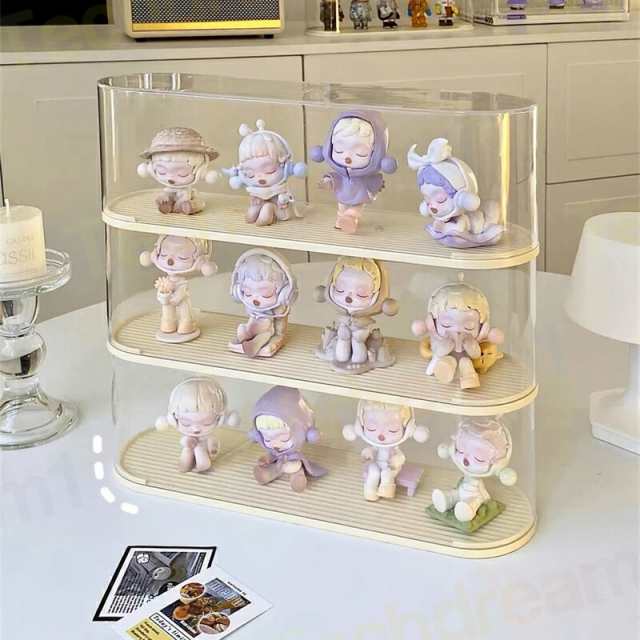 コレクションケース 粘着テ一プ付き フィギュアケース フィギュア 透明 展示ボックス 卓上 透明 収納ボックス 防塵 おもちゃディスプレイボックス コレクションケース