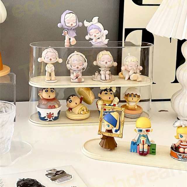 コレクションケース 粘着テ一プ付き フィギュアケース フィギュア 透明 展示ボックス 卓上 透明 収納ボックス 防塵 おもちゃディスプレイボックス コレクションケース