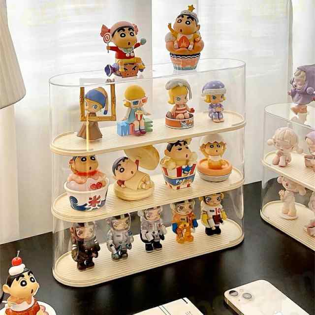 コレクションケース 粘着テ一プ付き フィギュアケース フィギュア 透明 展示ボックス 卓上 透明 収納ボックス 防塵 おもちゃディスプレイボックス コレクションケース