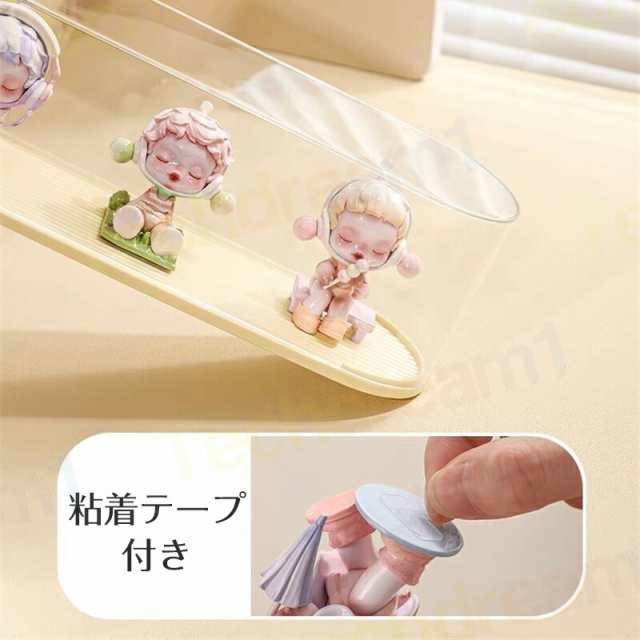 コレクションケース 粘着テ一プ付き フィギュアケース フィギュア 透明 展示ボックス 卓上 透明 収納ボックス 防塵 おもちゃディスプレイボックス コレクションケース