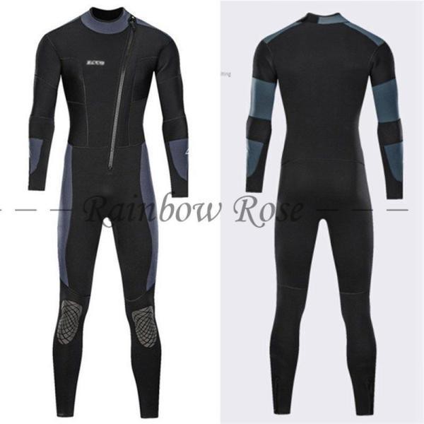 ウェットスーツ メンズ セミドライ 5mm 前開きファスナー サーフィン