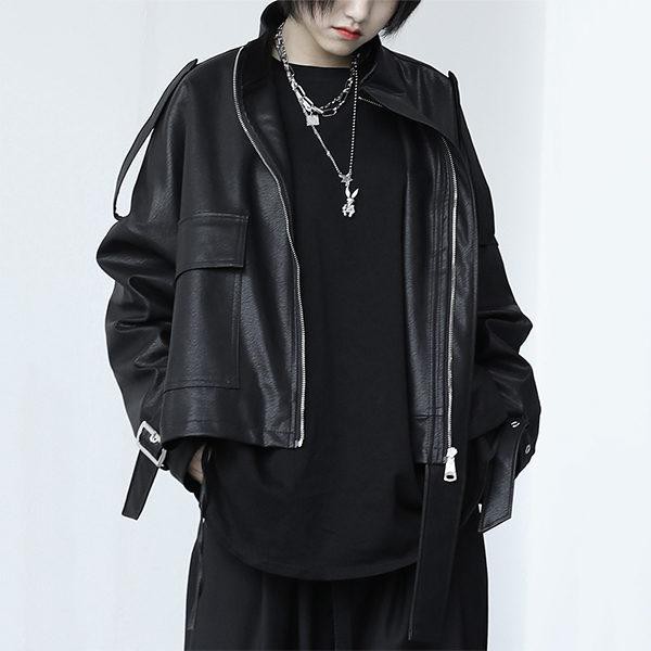 ライダースジャケット レディース スイングトップ バイク バイクジャケット 防寒アウター ライトアウター ジャケット 革ジャケット カッコイイ