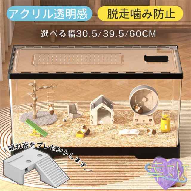 ハムスター臥せ篭 小毛の荒物用 澄み切った アクリル樹脂製 通気性 DIY能力のある 逃げ失せる押しとどめる 耐噛み性 お取りつくろう飾り気の無い 繁殖臥せ篭 ハリネズミ ゴールデンハムスター 実験材料 ハ虫類