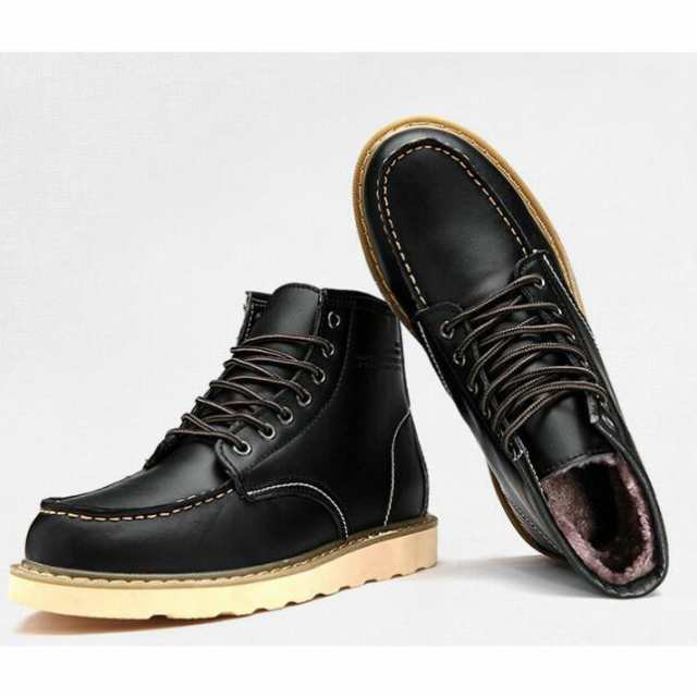 ブーツ メンズ シークレット 身長アップ ワークブーツ シークレット