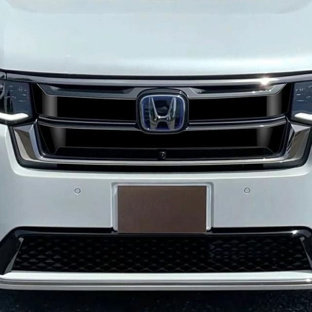 ホンダ 新型 ステップワゴン RP6 RP7 RP8 フロントグリルガーニッシュ フロントグリルカバー カスタム パーツ アクセサリー STE014_1