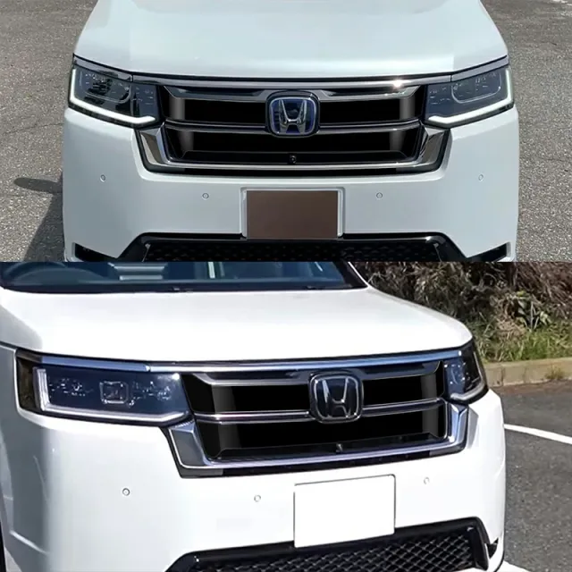 ホンダ 新型 ステップワゴン RP6 RP7 RP8 フロントグリルガーニッシュ フロントグリルカバー カスタム パーツ アクセサリー STE014_2