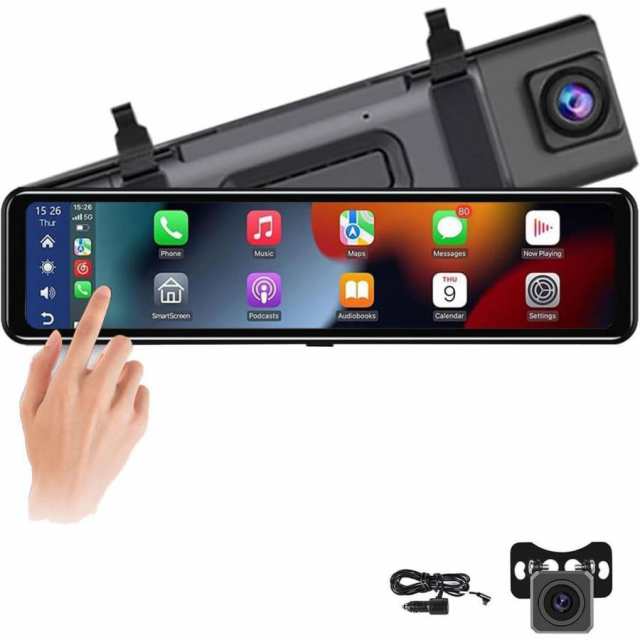 ドライブレコーダー ミラー型【CarPlayとAndroidAuto対応】 Amazon.co.jp: JADO ドライブレコーダー ミラー型 CarPlayと