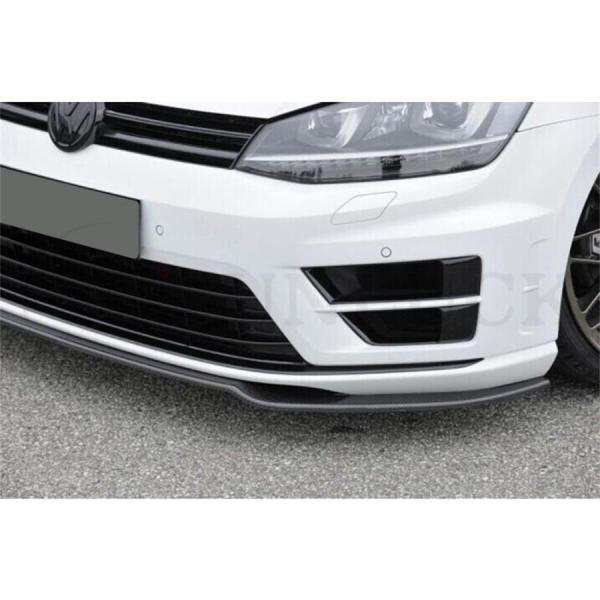 VW ワーゲン ゴルフ7 Rline ゴルフR用 カーボン フロントスポイラー リップスポイラー カーボンリップ フロントリップ 綾織カーボン Volkswagen Golf VII_1