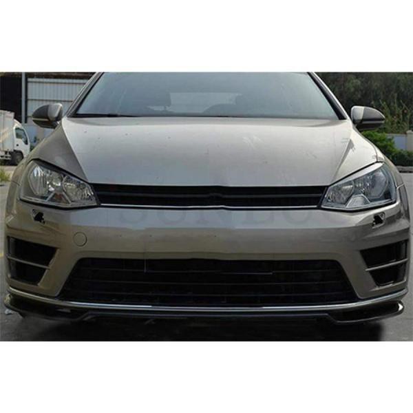VW ワーゲン ゴルフ7 Rline ゴルフR用 カーボン フロントスポイラー リップスポイラー カーボンリップ フロントリップ 綾織カーボン Volkswagen Golf VII_12