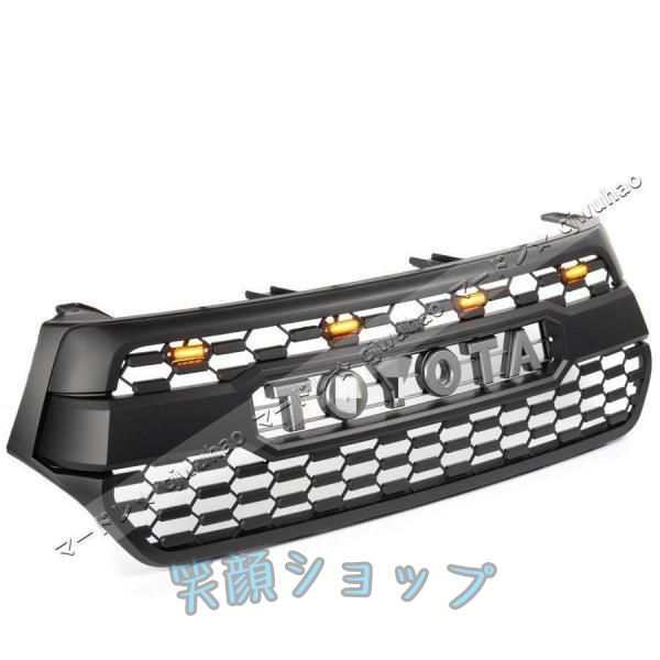 LED フロントグリル トヨタ HILUX REVO ブラックラリーエディション ハイラックス GUN125 グリルマーカー 四連 2018年 発光