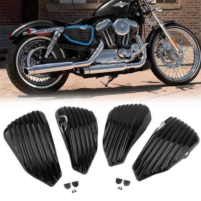 スポーツスター サイドカバー　ハーレー　アイアン883 1200 48 72 2004-2020　ブラック 7,406円