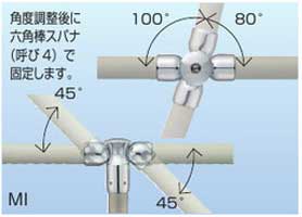 【浴室用手すり】【洗面所手すり】手すり部品(アクア 浴室・屋外用)支柱用コーナージョイントSB