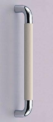 【新築工事】【戸建】【ドアハンドル】真チュウとゴムを使用したドア取っ手(ハンドル) ドアハンドル パッド取っ手 両面用 クローム 600ミリ【引戸に最適】