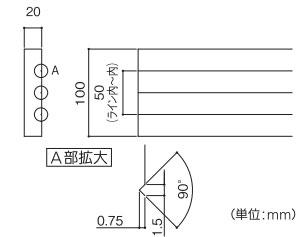 木製ベースプレート 100ミリ幅×４Ｍ【手すり部材】【ブラケットベース】【木製下地】【メーカー直送品】