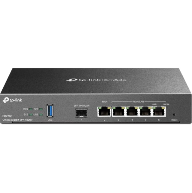 TP-Link SafeStream ER7206 ギガビット マルチWAN VPNルーター Omada