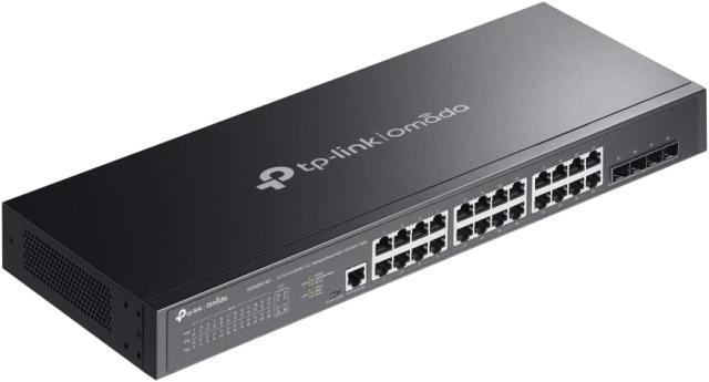 TP-Link SG3428X-M2 JetStream 24ポート 2.5G L2+マネージドスイッチ 10G SFP+ Omada SDN VLAN QoS ラックマウント
