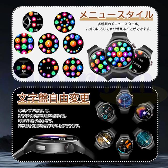スマートウォッチ 医療級レベル「血糖値 血液成分 体組成分析」通話機能付き ECG心電図 血中脂質 尿酸 血圧 心拍数 血中酸素 体温 睡眠 日本製センサー父の日_18