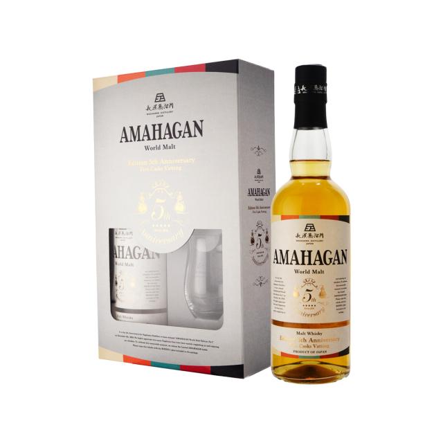 ウイスキー 長濱蒸溜所 AMAHAGAN ワールドモルト Edition 5th Anniversary 500ml ウイスキー 日本 (w04-7092)