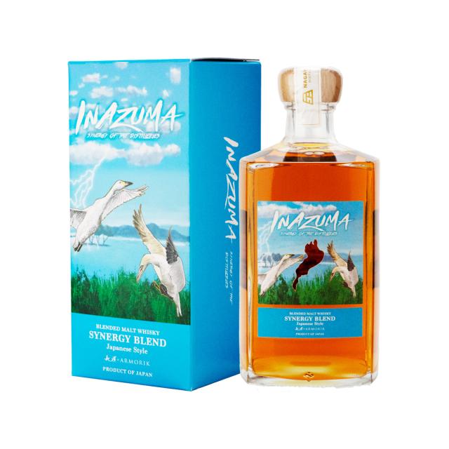 ウイスキー 長濱蒸溜所×アルモリック ブレンデッドモルト INAZUMA (イナズマ) シナジーブレンド スタイル ジャパニーズ 500ml ウイスキー 日本 (w05-0192)