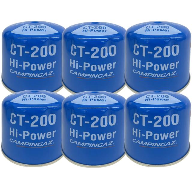 【まとめ買い6個セット】CAMPINGAZ キャンピング ガスカートリッヂ CT-200　兵庫東倉庫