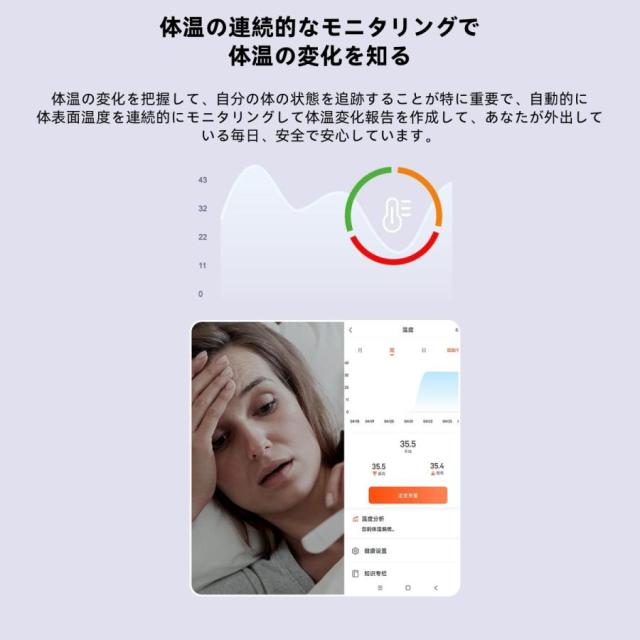スマートリング 健康管理 日本製センサー心拍数 血中酸素 睡眠 実用的 心電測定 IP68M防水 Android/iPhone対応 全7サイズ プレゼント_2
