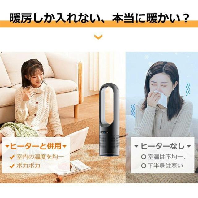 陶器暖房器 扇風機 冷暖両用 サーキュレーター 鳥毛なし愛好者 豪然たる 空気の状態汚れのない 人感検出器 静音 広角送風 首商い口 8座標軸暖風調節する 冷暖兼用 花粉症打つ手