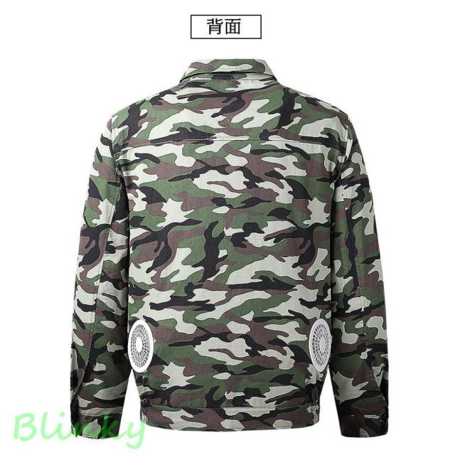 空調作業服 冷却服 長袖 ワークウェア ワークマン 室外作業 クールベス エアコン服 暑さ対策 熱中対策 クールウェア ポケット付き 作業服_9