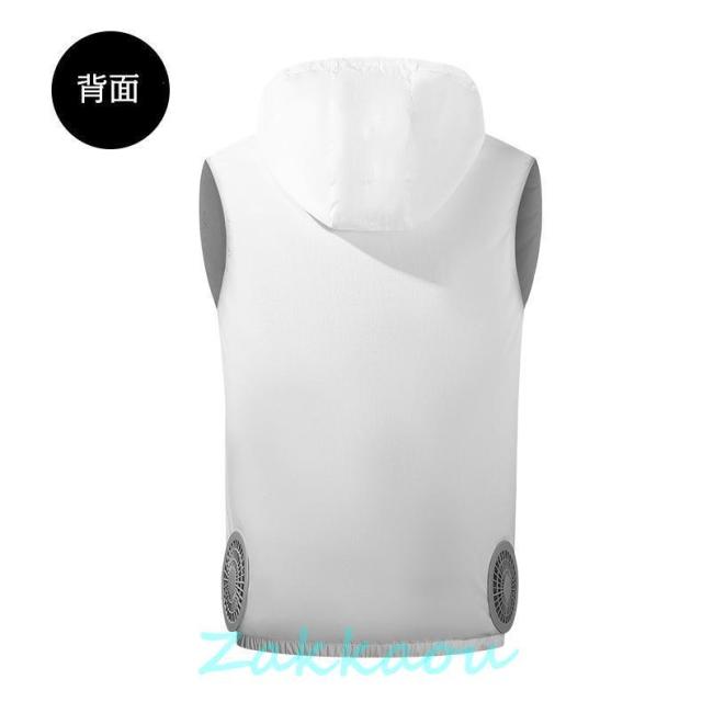 空調作業服 ベスト 電動ファン付き ワークマン 冷却服 ワークウェア 室外作業 クールベス エアコン服 暑さ対策 熱中対策 クールウェア 作業服 空調扇風服_2
