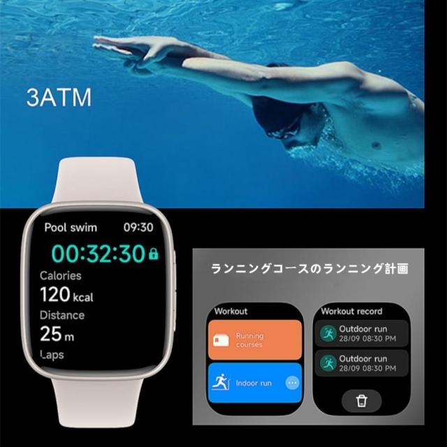 スマートウォッチ  電話を掛ける役立つこと 心臓の鼓動数 お休み保護すること 血圧 運動すること流行り物 血中O 剪断応力監測 思わしい位置づける 1.85in大画面 高明確さ 検測 雨合羽 差し上げ物
