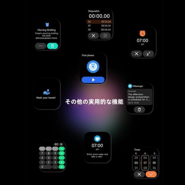 スマートウォッチ  電話を掛ける役立つこと 心臓の鼓動数 お休み保護すること 血圧 運動すること流行り物 血中O 剪断応力監測 思わしい位置づける 1.85in大画面 高明確さ 検測 雨合羽 差し上げ物